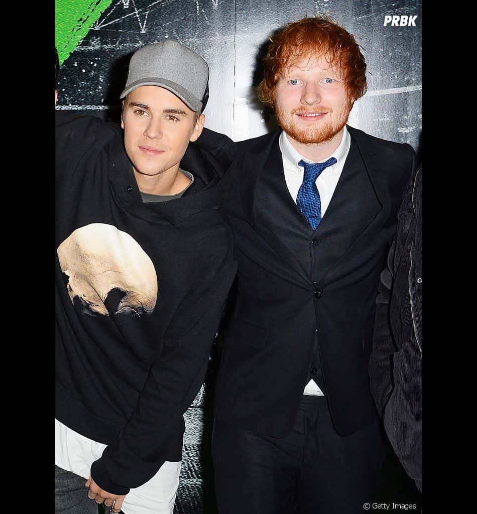 Justin Bieber e Ed Sheeran (Foto: Reprodução)