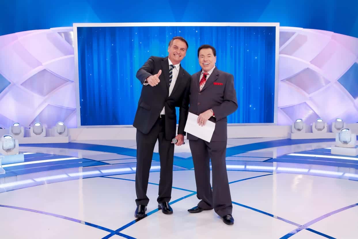 Jair Bolsonaro e Silvio Santos (Foto: Divulgação)