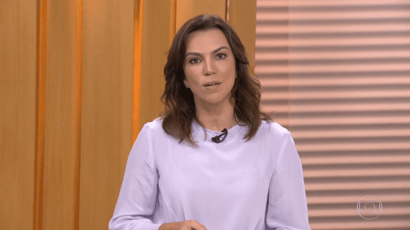 Ana Paula Araújo no Bom Dia Brasil (Foto: Reprodução/Globo)