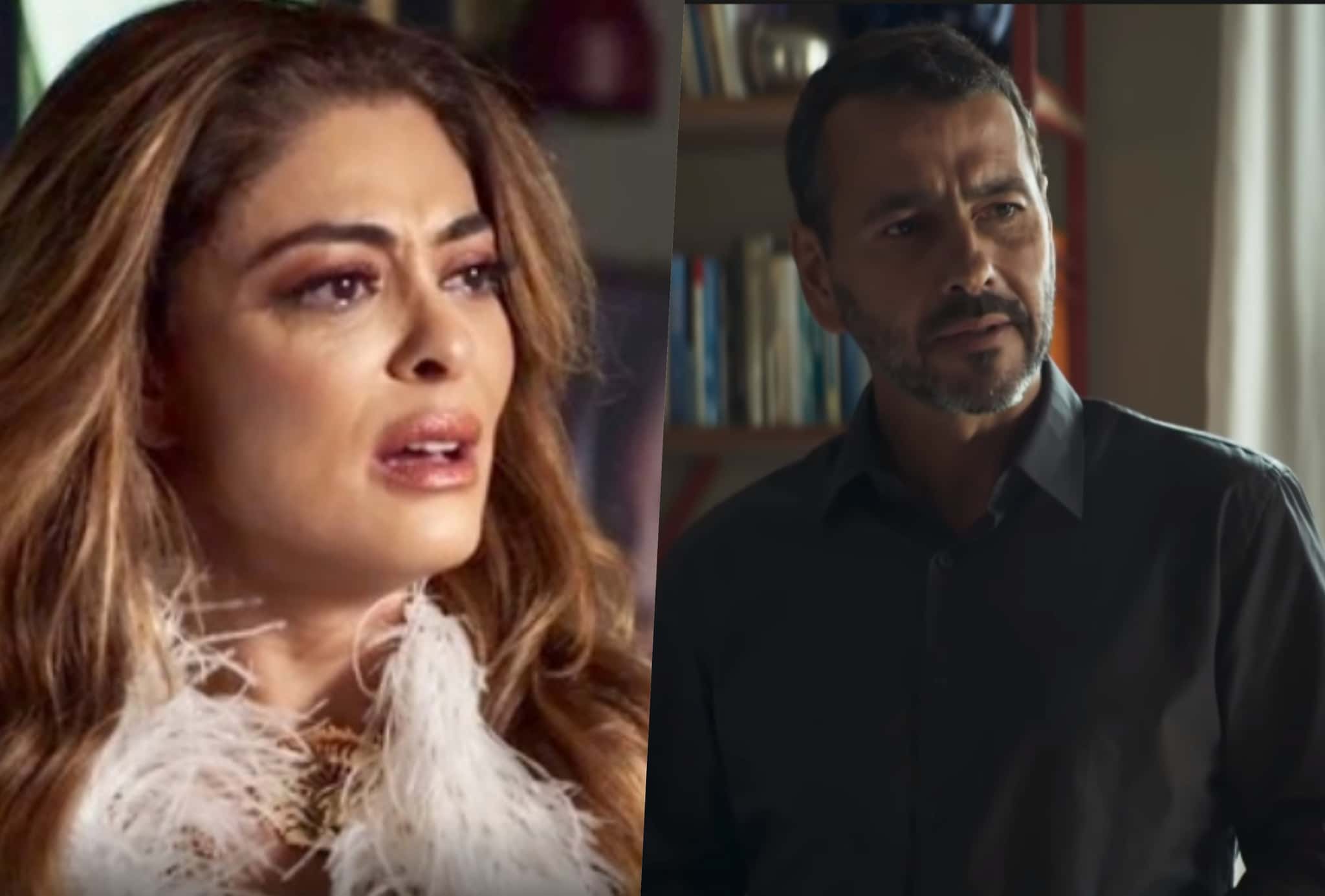 Maria da Paz (Juliana Paes) e Amadeu (Marcos Palmeira) em A Dona do Pedaço (Foto: Reprodução/Globo)