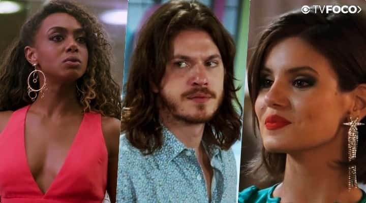Dandara (Dandara Mariana) flagrará ex com outra na trama da Globo Verão 90 (Foto: Montagem/TV Foco)