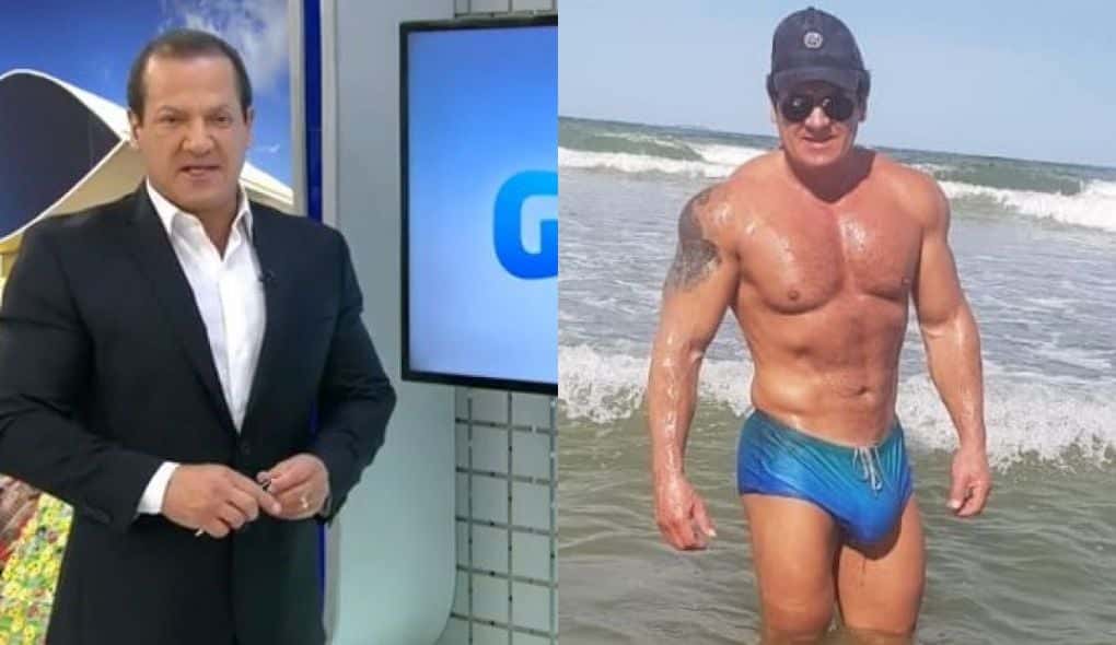 Gilberto Ribeiro apresentava o "Balanço Geral PR" na Record; o comunicador foi chamado de "dotadão" e comparado ao Kid Bengala (Foto: Divulgação)