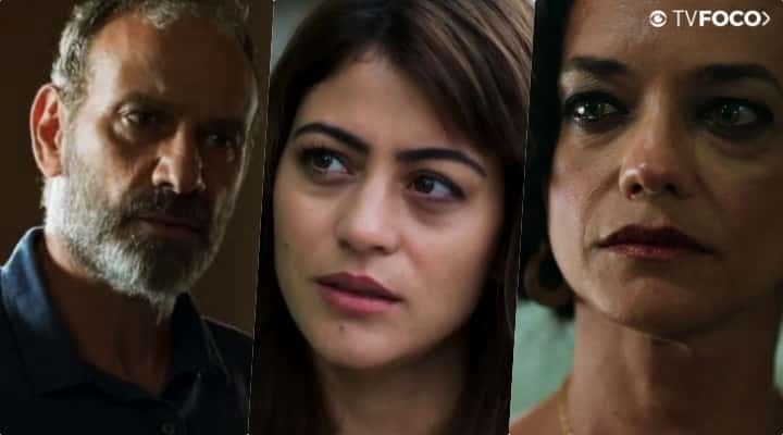 Elias (Marco Ricca) se meteu em uma relação complicada com a esposa e a amante em Órfãos da Terra da Globo (Foto: Montagem/TV Foco)