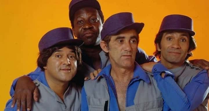Didi, Dedé, Mussum e Zacarias formavam o quarteto clássico de "Os Trapalhões" (Foto: Divulgação/TV Globo)