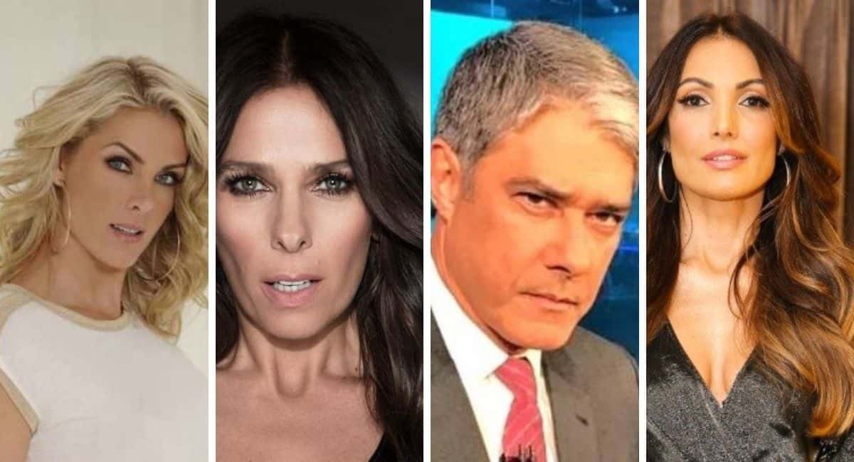 Brigas entre apresentadores que você não fazia ideia: Adriane Galisteu e Ana Hickmann, Geraldo Luiz e Rodrigo Faro, William Bonner e Patrícia Poeta