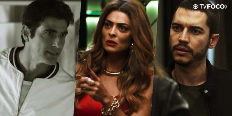 Maria da Paz mata Régis e é levada por Camilo em A Dona do Pedaço da Globo (Foto: Montagem/TV Foco)