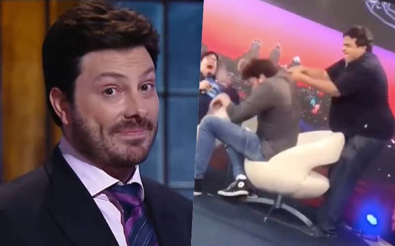 Danilo Gentili foi desmascarado em história de agressão e verdade sobre o fato veio à tona (Foto: Reprodução/ Montagem)