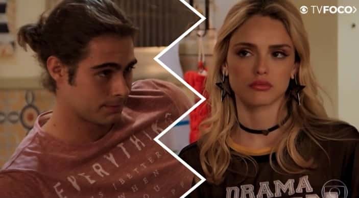 Manuzita e João, casal protagonista de Verão 90, terminarão na Globo (Foto: Montagem/TV Foco)
