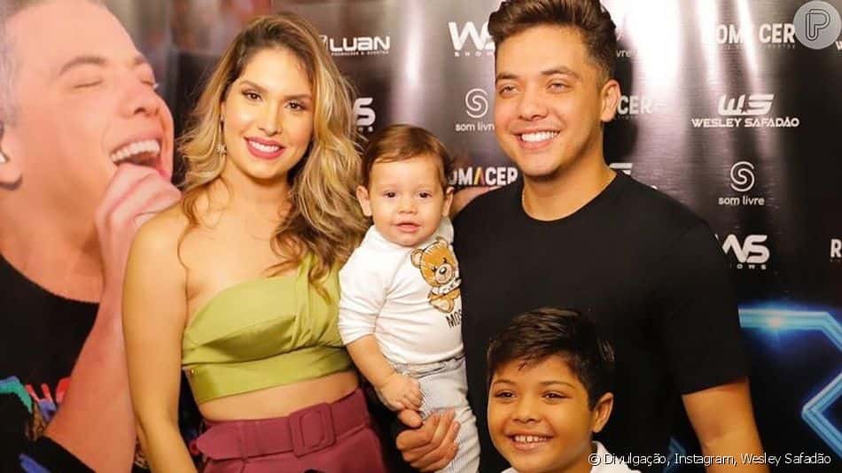 Wesley safadão resolveu reunir toda a família para celebrar mais um ano do filho (Foto: Divulgação/Instagram)
