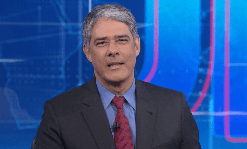 William Bonner no "Jornal Nacional". (Foto: Reprodução/ Globo)