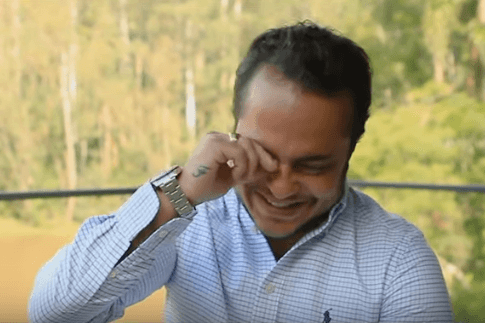 O ex-ator da Globo e marido de Andressa Ferreira, Thammy Miranda foi aos prantos (Foto: Reprodução)