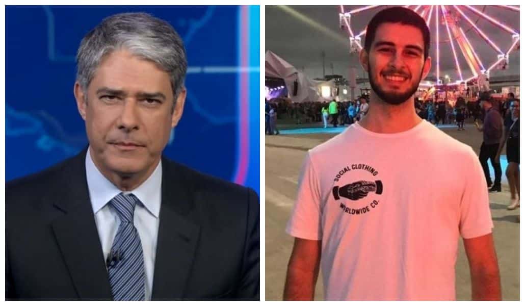 Filho de William Bonner teve intimidade exposta com a namorada na internet (Foto reprodução)