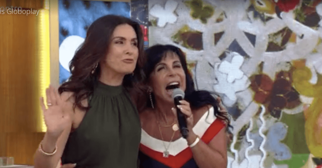 Fátima Bernardes e Gretchen: as rainhas da Conga La Conga - Reprodução/Globoplay