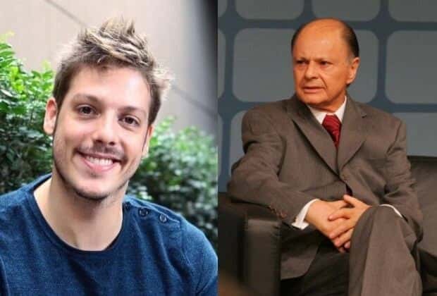 O humorista Fabio Porchat surpreendeu ao comemorar notícia contra Edir Macedo (Foto: Montagem)