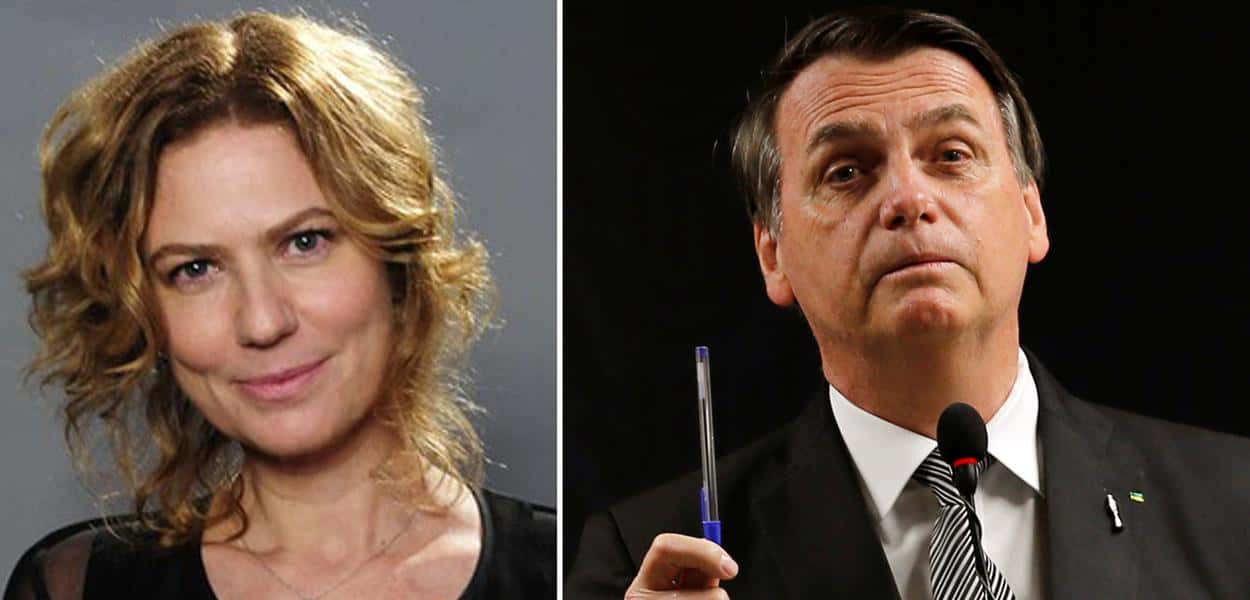 Patrícia Pillar crítica Bolsonaro por ele tirar foto com uma criança segurando uma arma (Foto: Reprodução)