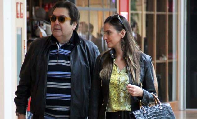Faustão e Luciana Cardoso (Foto: AgNews)