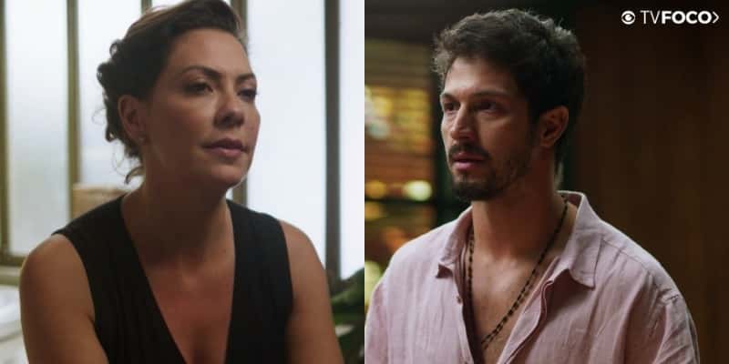 Marcos e Nana tem severa conversa em Bom Sucesso (Foto: Montagem/Globo)