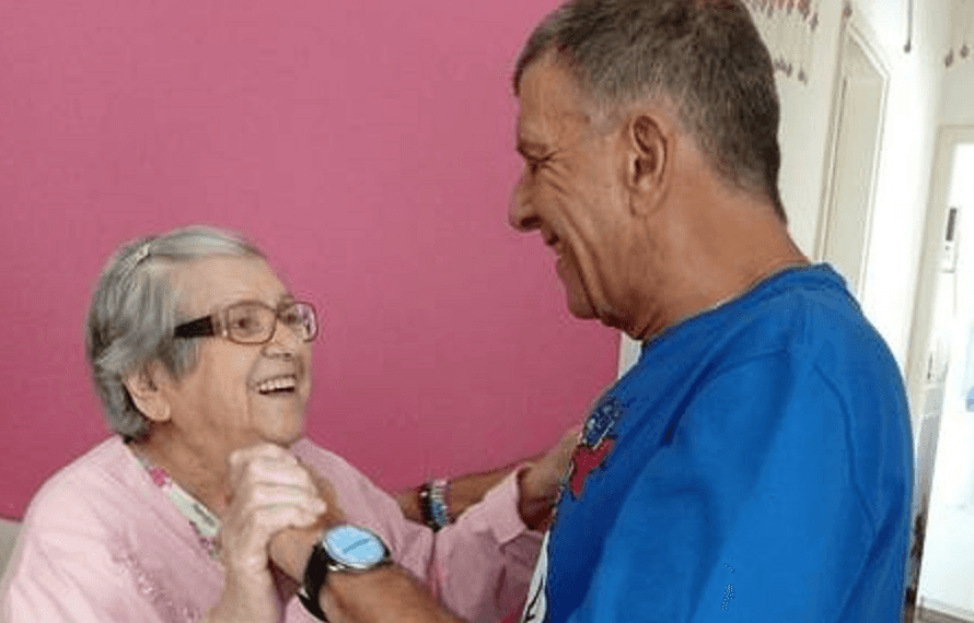 Hilda Rebello e Jorge Fernando (Foto: Reprodução)