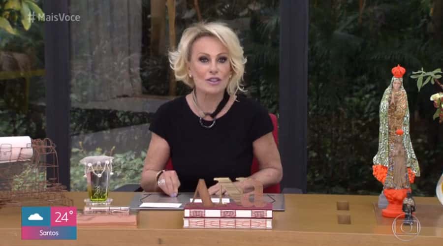 A apresentadora Ana Maria Braga divulgou uma foto com uma mensagem polêmica (Foto: Reprodução)