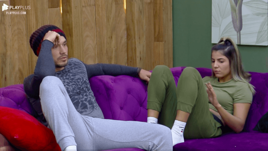 Lucas discute com Hariany por causa de Netto (Foto: Reprodução)