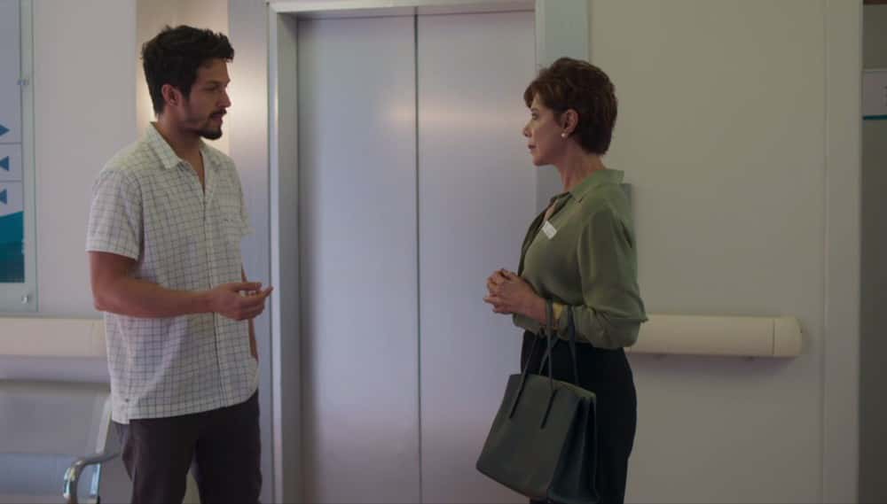 Marcos e Vera em cena da novela Bom Sucesso (Foto: Reprodução)