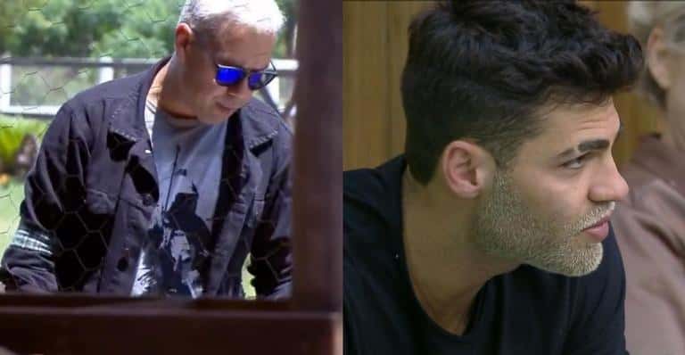 Viny Vieira e Netto detonaram a postura de Lucas Viana em a Record (Foto: Reprodução / Record/ Playplus)