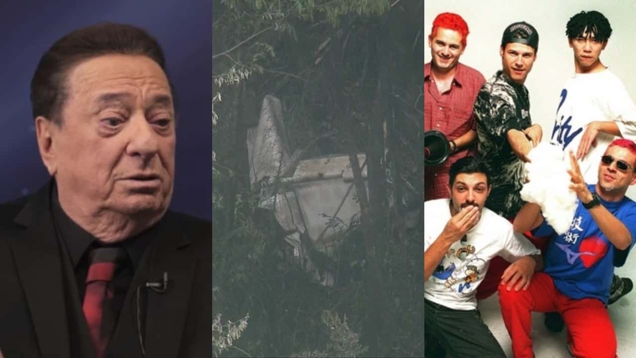 Raul Gil e Mamonas Assassinas (Foto: Divulgação/SBT/Montagem TV Foco)