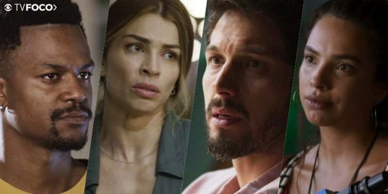 Paloma, Marcos, Ramon e Francisca são personagens de Bom Sucesso (Foto: Montagem/TV Foco)
