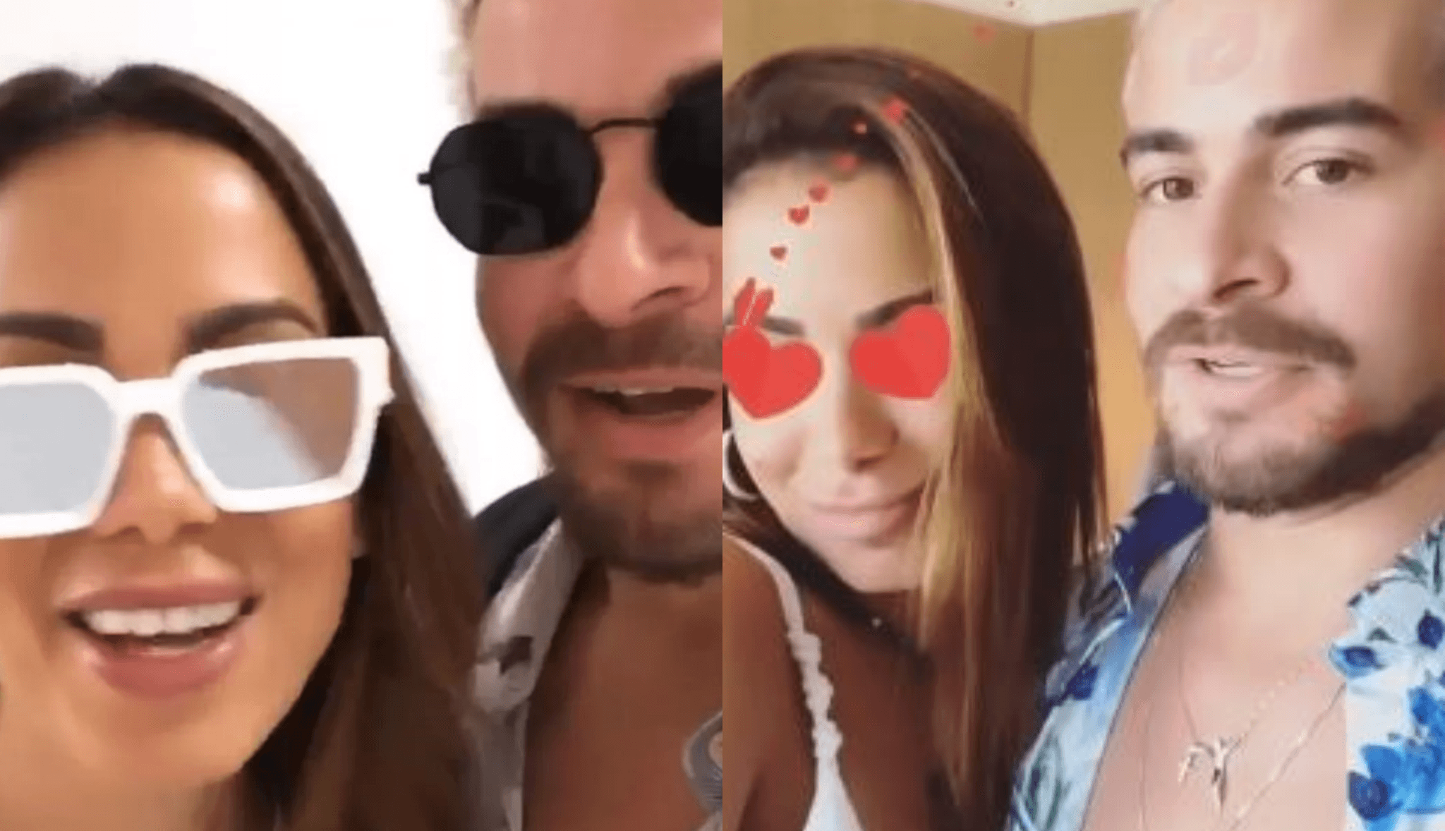 A famosa cantora carioca, Anitta falou sobre o beijo quente que deu no ator da Globo, Thiaguinho Martins em Amor de Mãe (Foto: Montagem TV Foco)