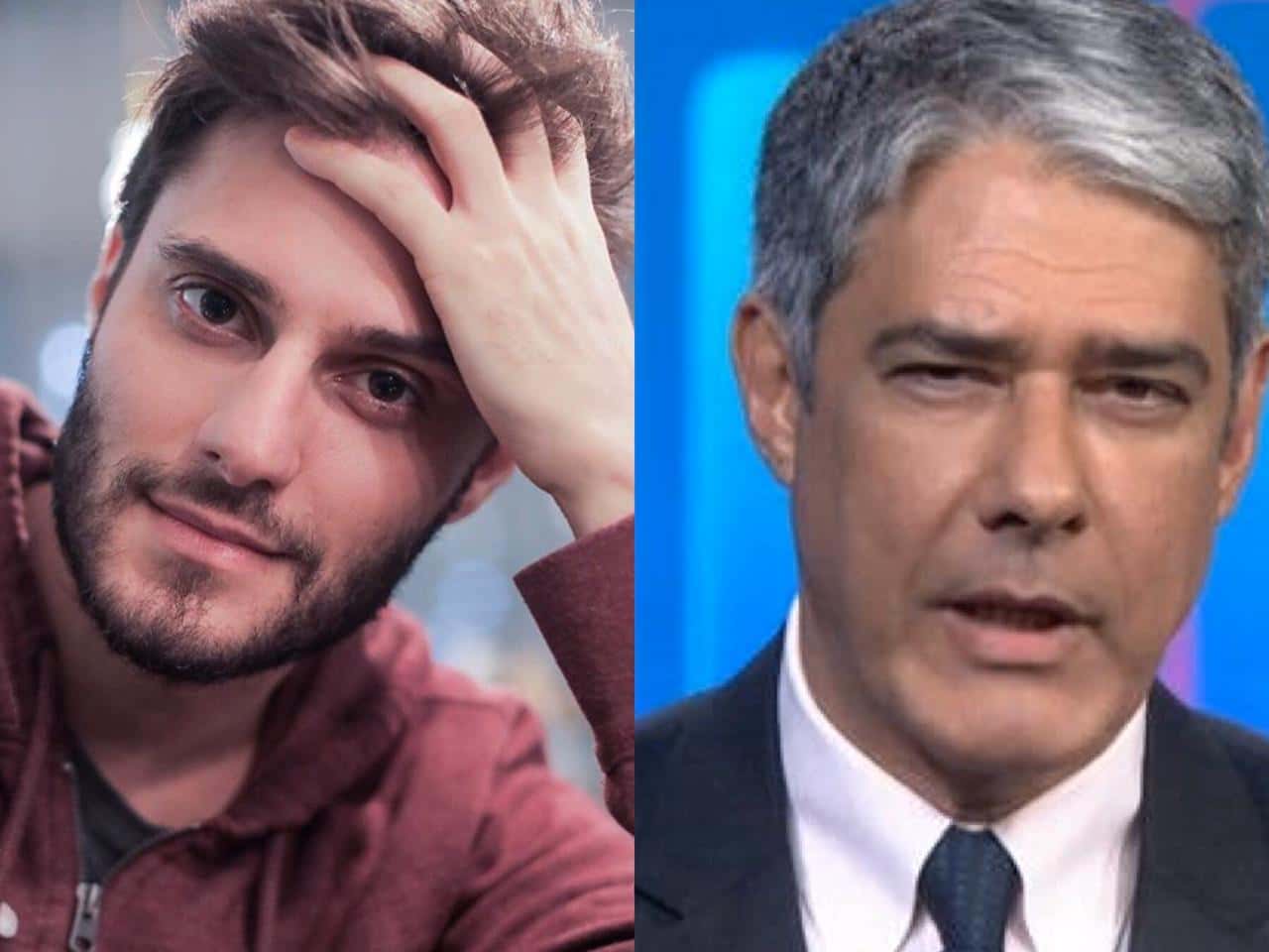 Hugo Bonemer terminou seu relacionamento com Conrado Helt, que já havia recebido a "aprovação" de William Bonner (Foto: Reprodução)