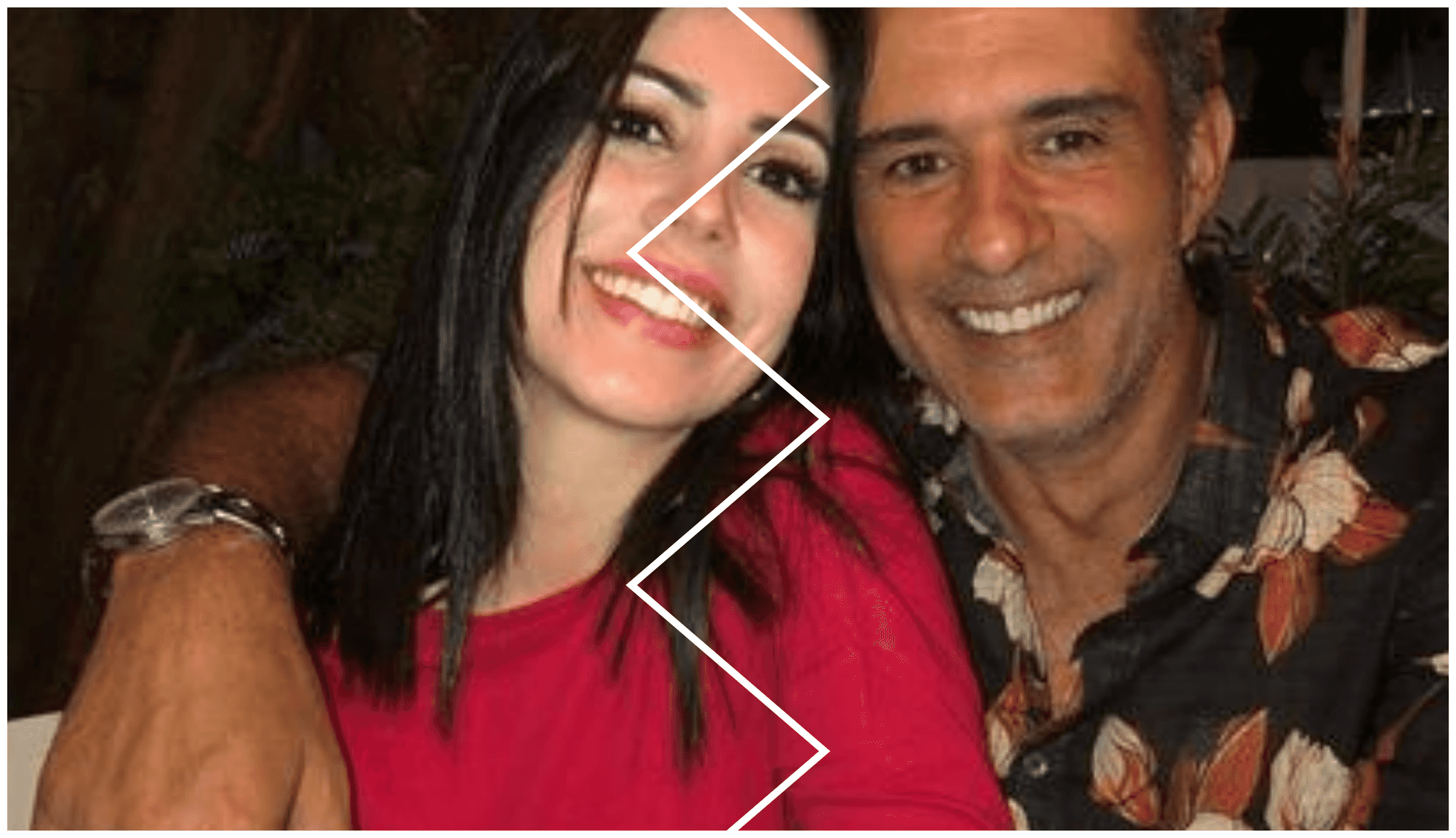 Marcos Pasquim e namorada