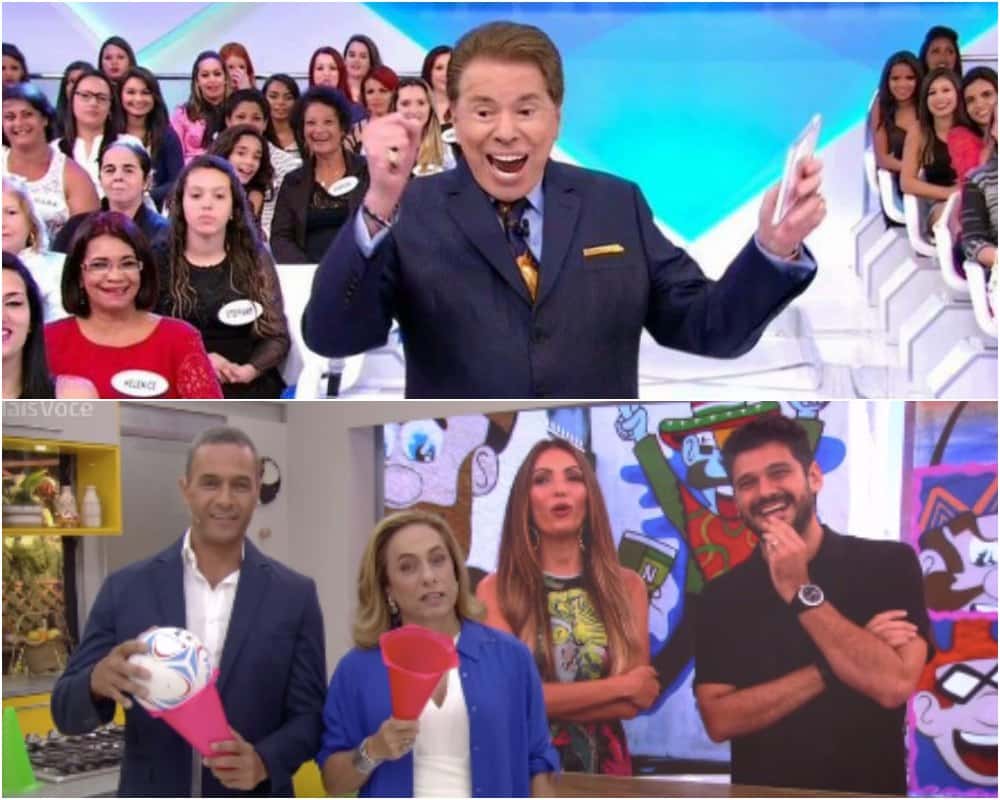 Silvio Santos bota o terror na Globo. Foto: Reprodução