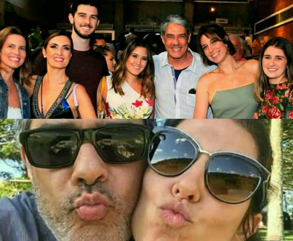 William Bonner tem intimidade escancarada com filhos, na rua e em flagras (Foto: Reprodução)