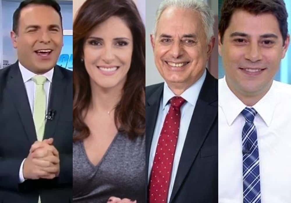 Reinaldo Gottino, Monalisa Perrone, William Waack e Evaristo Costa fazem parte do time da CNN Brasil (Reprodução)