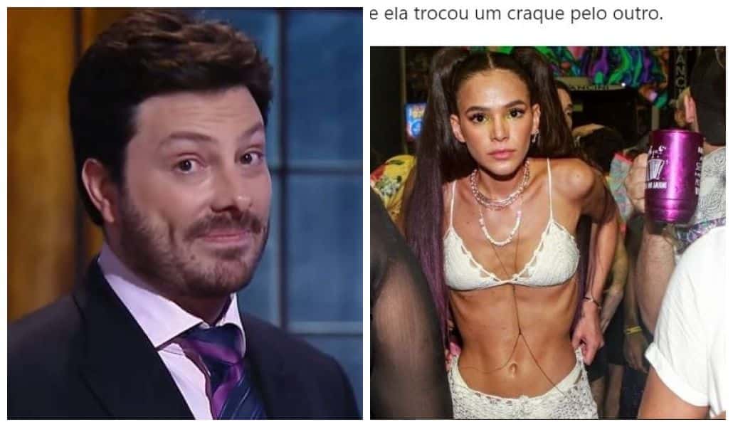 Danilo Gentili atacou Bruna Marquezine em postagem ofensiva nas redes sociais e revoltou o público por conta de baixaria (Foto: Reprodução)