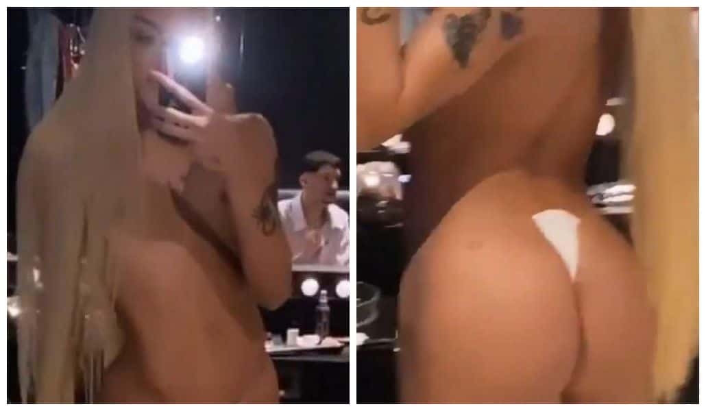 Pabllo Vittar ignora os limites e surge apenas com um tapa-sexo (Foto: Reprodução/ Instagram)