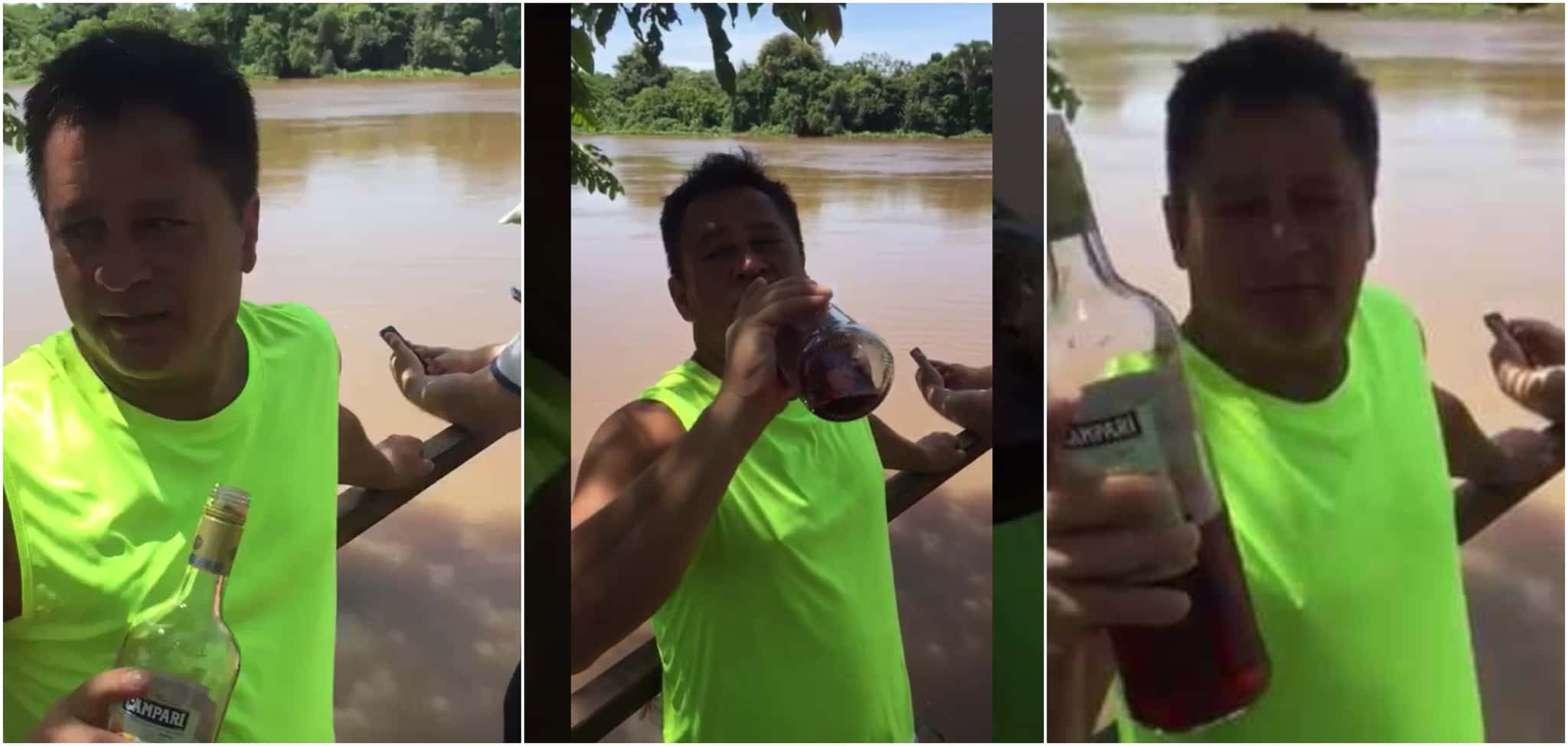 Leonardo disse que gosta de fazer amizade com quem bebe em vídeo no Instagram (Reprodução)