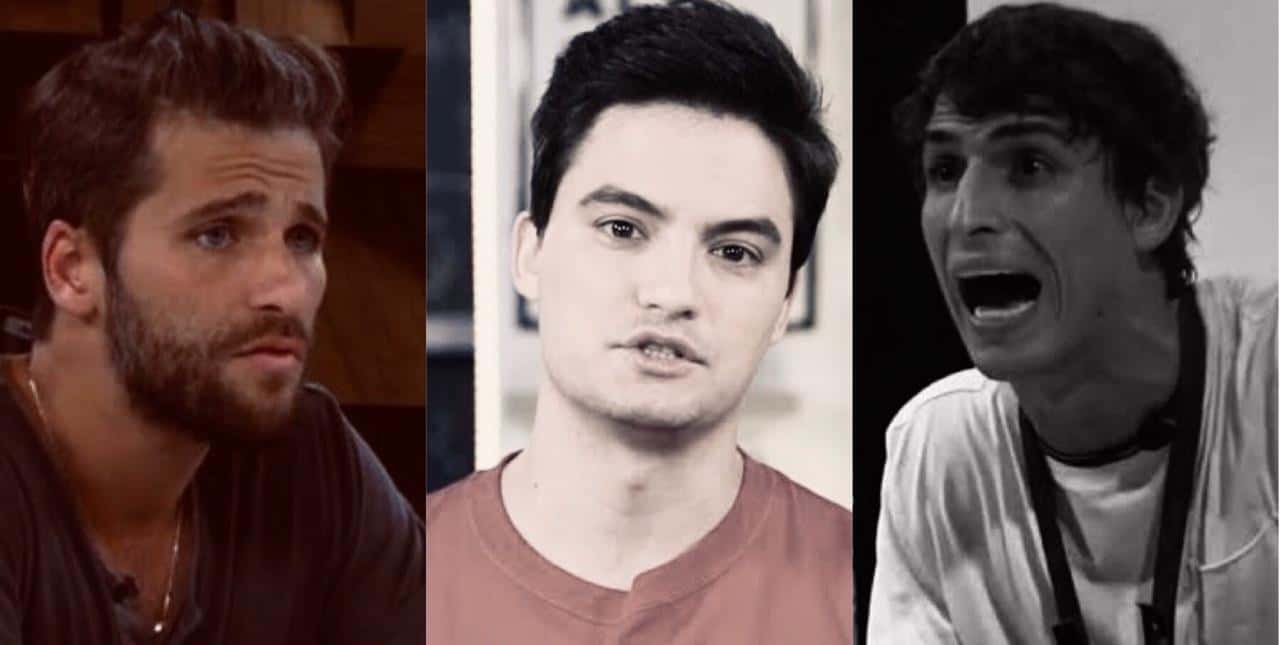 Bruno Gagliasso, Felipe Netto e Marcelo Adnet se voltaram contra Felipe Prior, do BBB 20 (Foto: Reprodução)