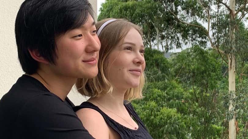 Pyong e a esposa (Foto: Reprodução)