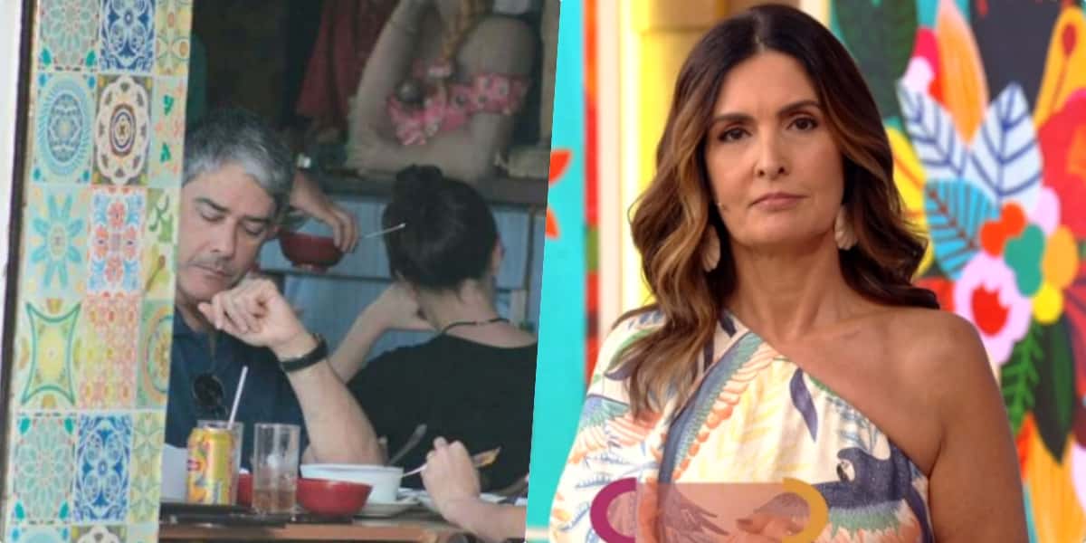 Atual esposa de William Bonner, Natasha Dantas, tem real passado com o jornalista exposto (Foto montagem: TV Foco)