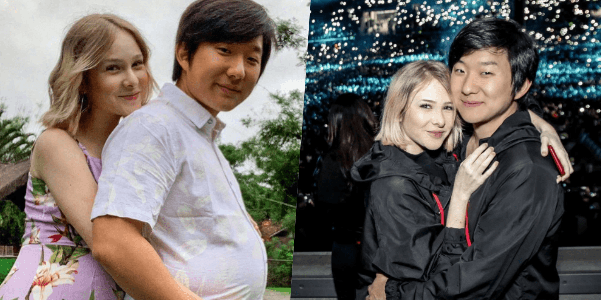 Sammy, esposa de Pyong, apagou fotos com o rapaz e separação vem sendo apontada (Foto montagem: TV Foco)