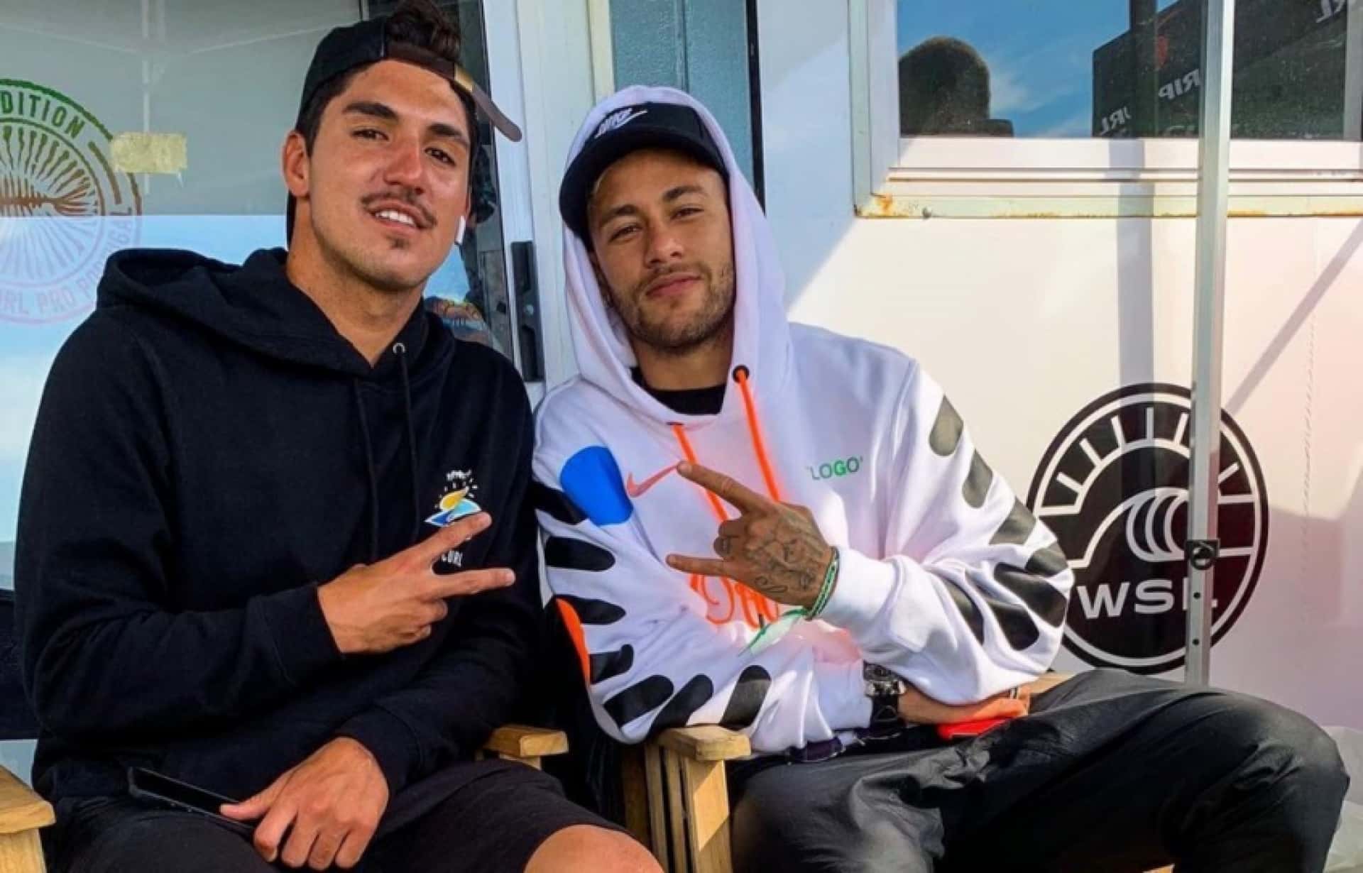 Gabriel Medina falou sobre Neymar no Altas Horas (Foto: Reprodução)