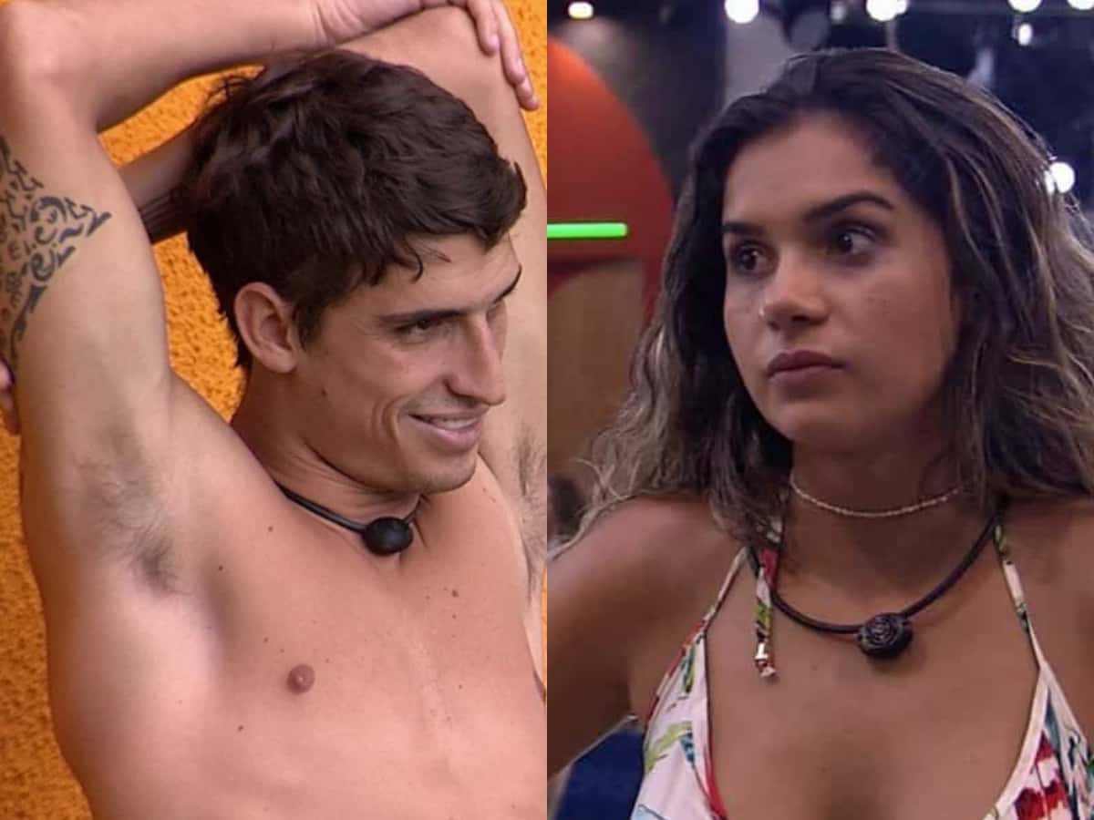 Gizelly declara voto para Prior (Foto: reprodução/Montagem TV Foco)