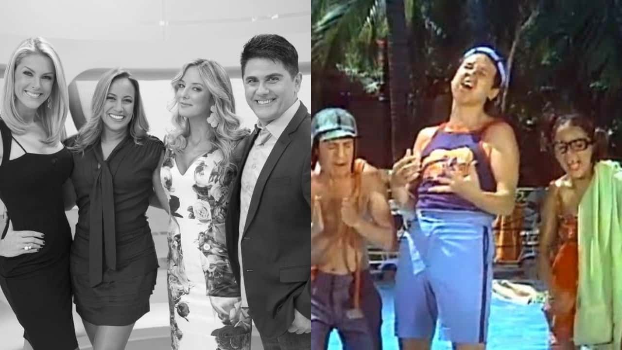 A edição especial do Hoje em Dia perdeu feio para Chaves em Acapulco (Foto: Reprodução/Record/SBT/Montagem TV Foco)