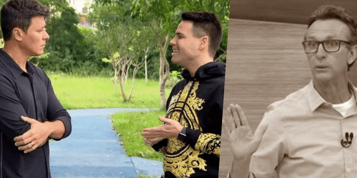 Luiz Bacci não perdoou no Rodrigo Faro atacou o apresentador Neto (Foto montagem: TV Foco)