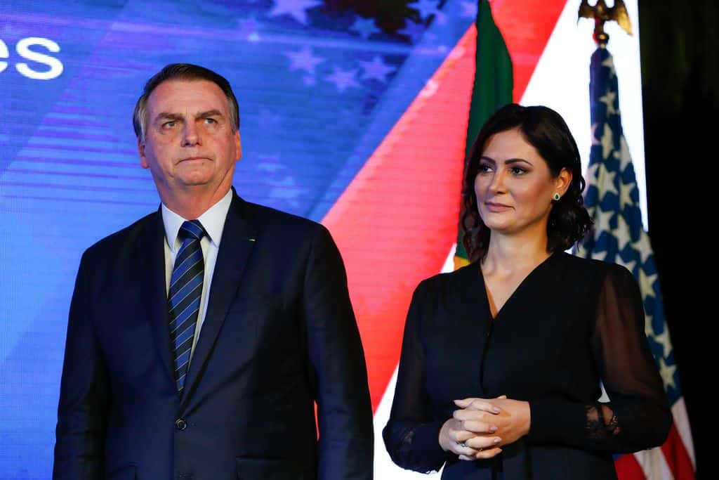 O presidente Jair Bolsonaro estaria enfrentando crise no casamento com Michelle - Foto: Divulgação