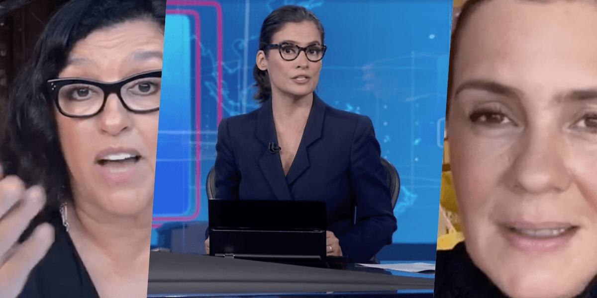 Jornal Nacional da Globo falou sobre saída de novelas do ar e programas (Foto montagem: TV Foco)