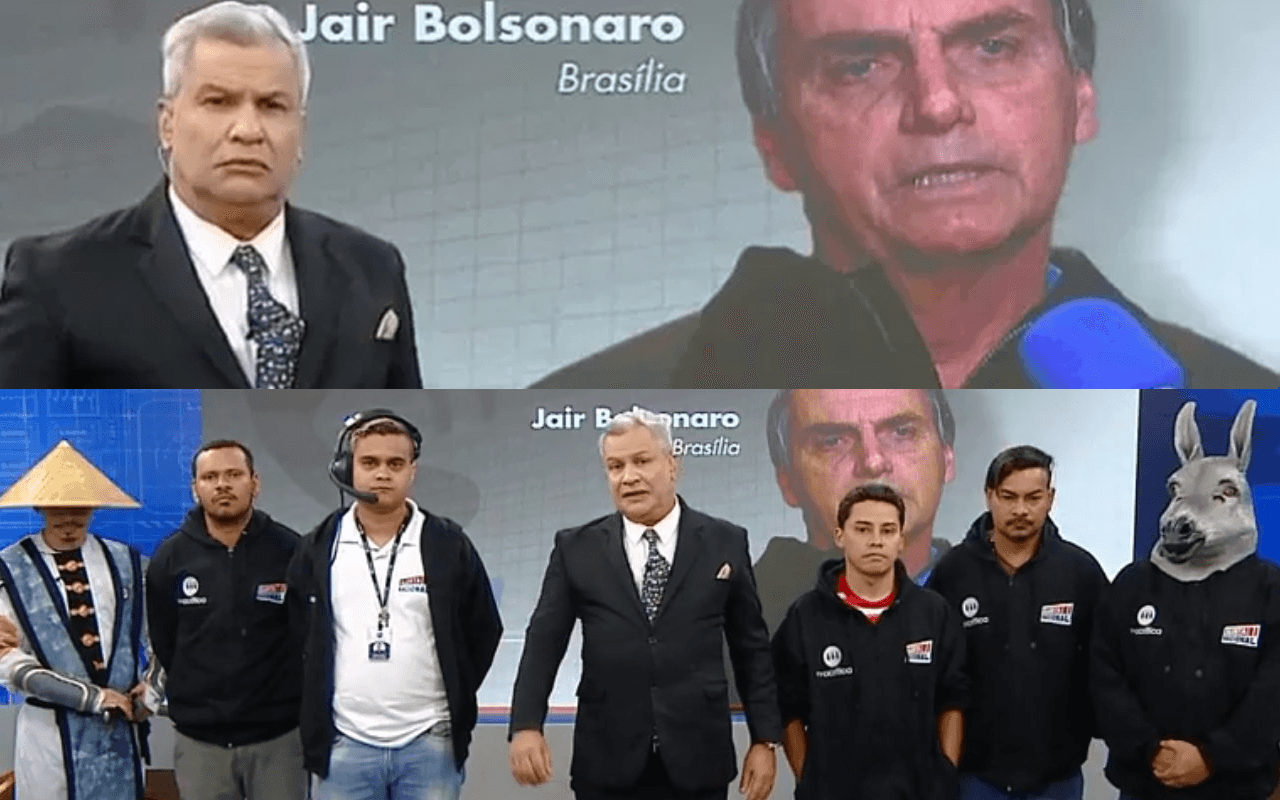 Sikêra Jr. foi acusado de humilhar Bolsonaro ao vivo (Foto: reprodução/RedeTV!)