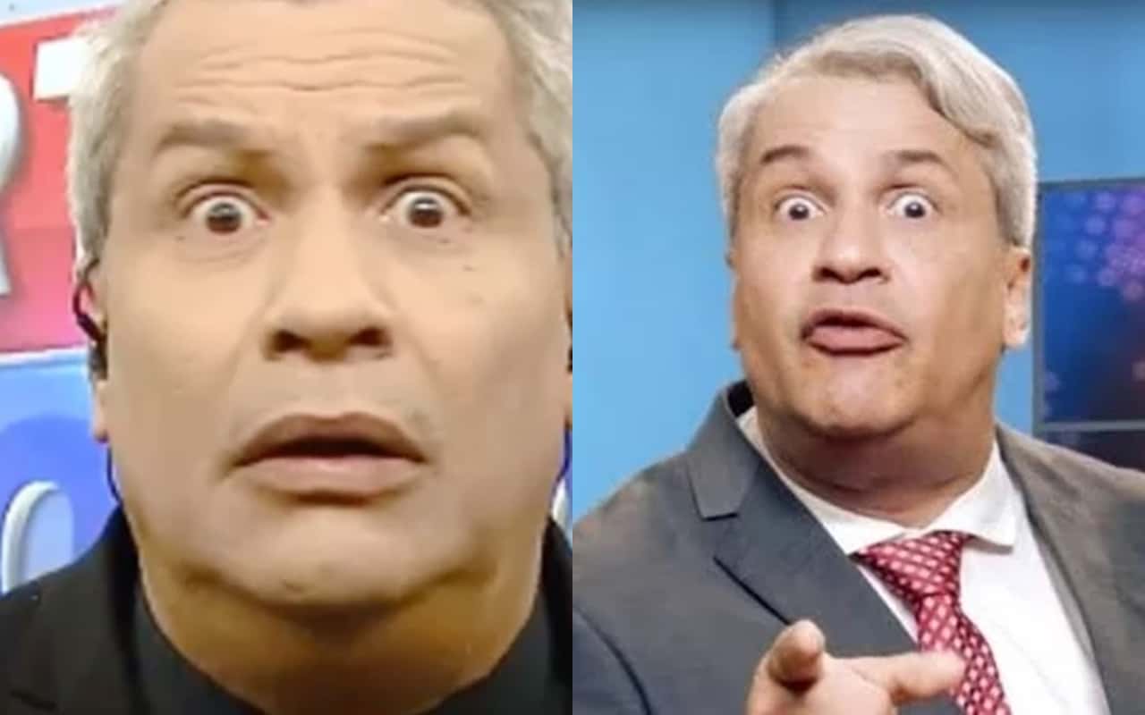 Sikêra Jr. perde a linha em programa (Foto: reprodução/RedeTv!)