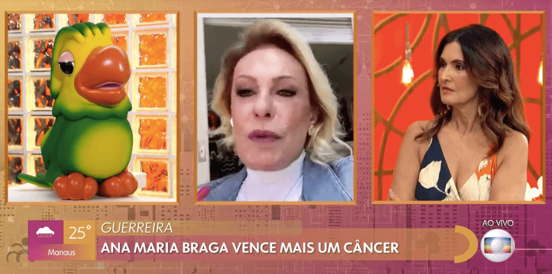 Ana Maria Braga está curada do câncer (Foto: globo)